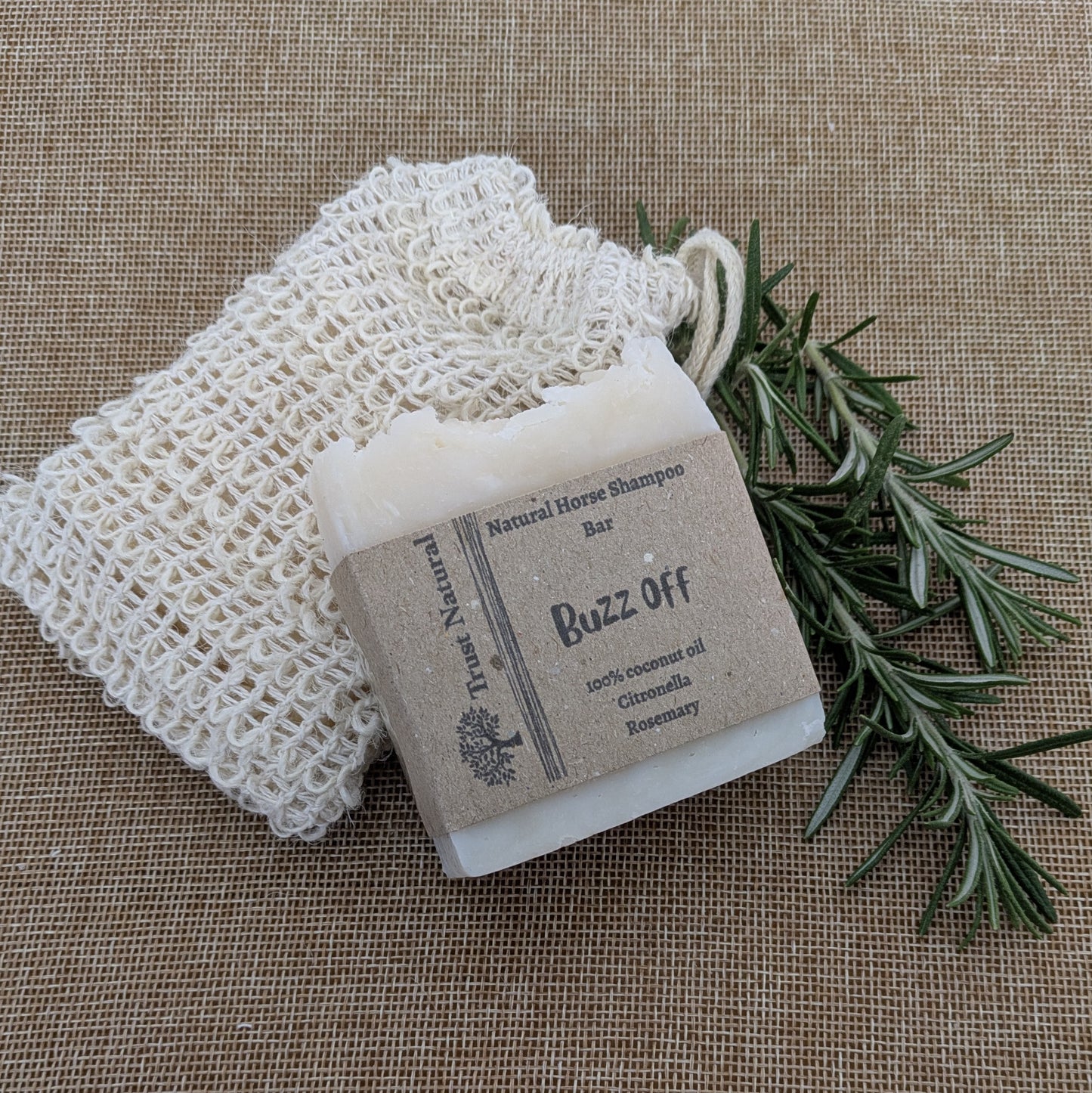Buzz Off Horse Shampoo Bar - With Citronella and Rosemary